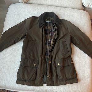 Barbour Ashby Wax Jacket - Olive, Mens, Medium
